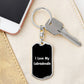 Love My Labradoodle v6 - Luxury Dog Tag Keychain