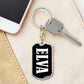 Elva v03 - Luxury Dog Tag Keychain