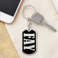 Fay v02 - Luxury Dog Tag Keychain