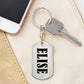 Elise v01 - Luxury Dog Tag Keychain