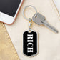 Rich v3 - Luxury Dog Tag Keychain