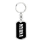 Myrna v03 - Luxury Dog Tag Keychain