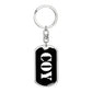 Coy v3 - Luxury Dog Tag Keychain