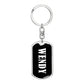 Wendy v01w - Luxury Dog Tag Keychain