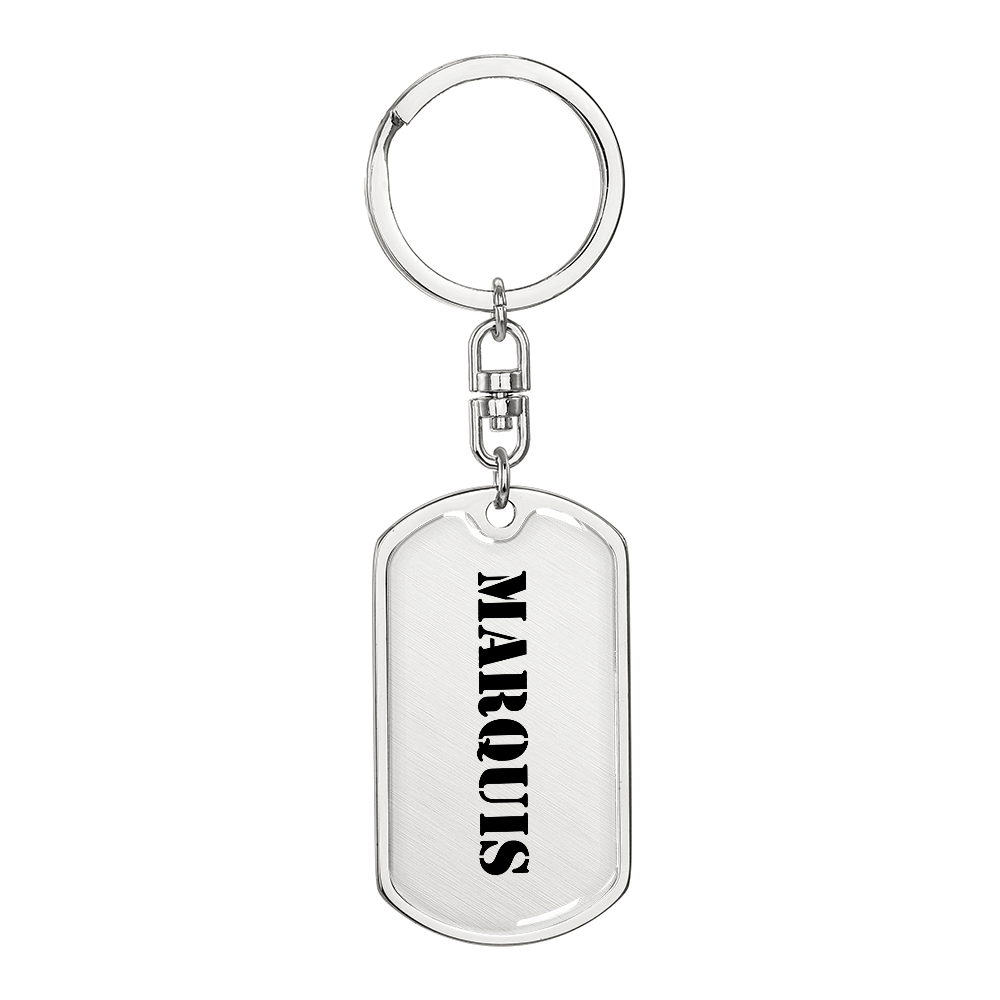 Marquis - Luxury Dog Tag Keychain