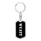 Wyatt v3 - Luxury Dog Tag Keychain