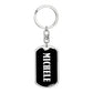 Michele v01w - Luxury Dog Tag Keychain