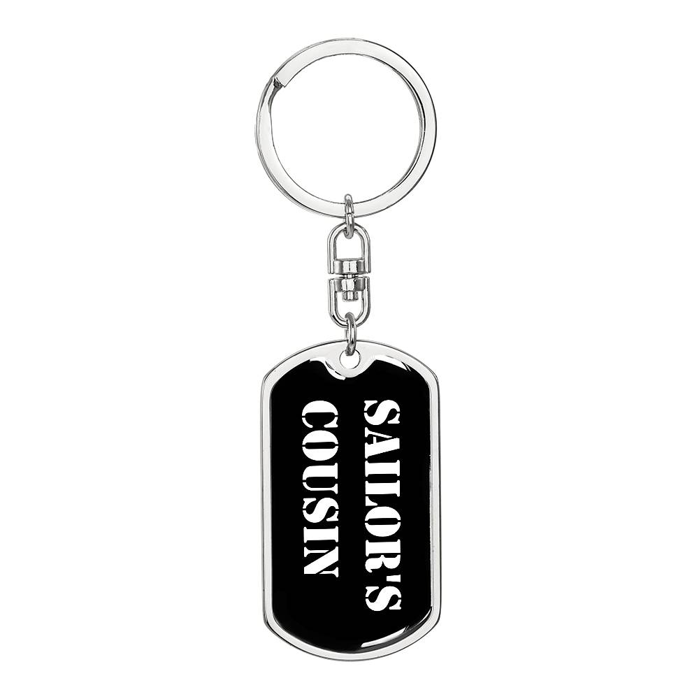 Sailor's Cousin v3 - Luxury Dog Tag Keychain