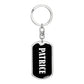 Patrice v03 - Luxury Dog Tag Keychain