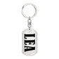 Lea v01 - Luxury Dog Tag Keychain