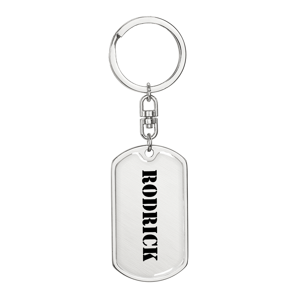 Rodrick - Luxury Dog Tag Keychain