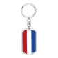 Dutch Flag - Luxury Dog Tag Keychain