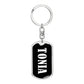 Tonia v03 - Luxury Dog Tag Keychain