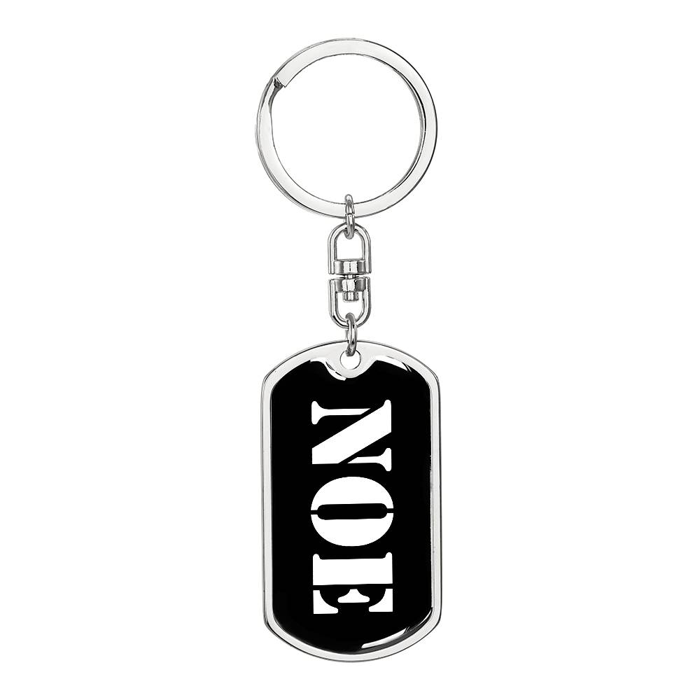 Noe v3 - Luxury Dog Tag Keychain