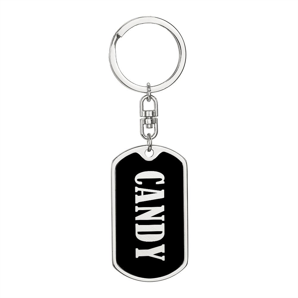 Candy v02 - Luxury Dog Tag Keychain