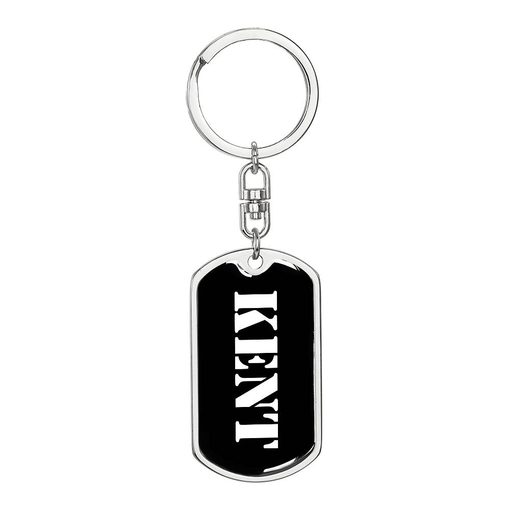 Kent v2 - Luxury Dog Tag Keychain
