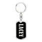 Lacey v02 - Luxury Dog Tag Keychain
