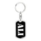 Ali v2 - Luxury Dog Tag Keychain