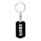 Aron v3 - Luxury Dog Tag Keychain