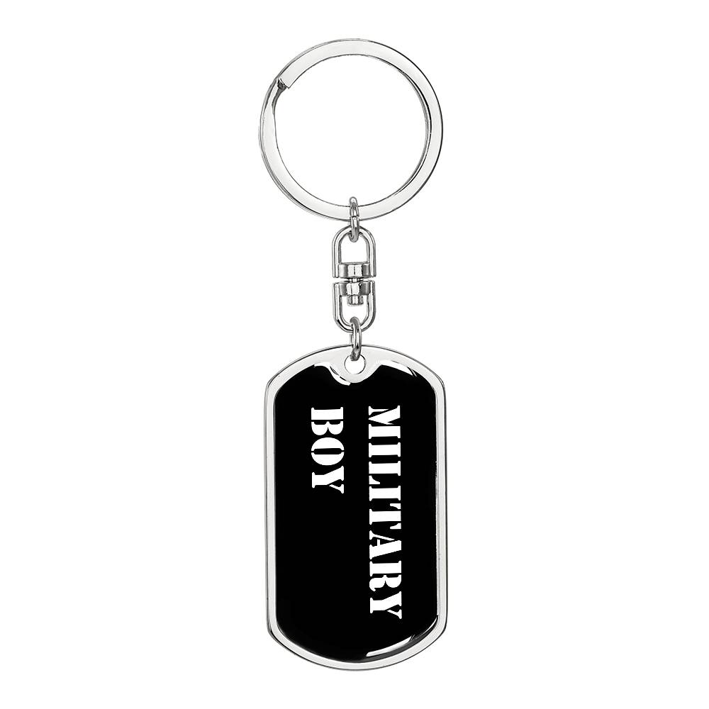 Military Boy v3 - Luxury Dog Tag Keychain