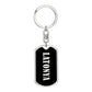 Latonya v02 - Luxury Dog Tag Keychain