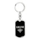 Arlene v02a - Luxury Dog Tag Keychain