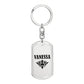 Vanessa v01a - Luxury Dog Tag Keychain