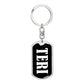 Teri v03 - Luxury Dog Tag Keychain