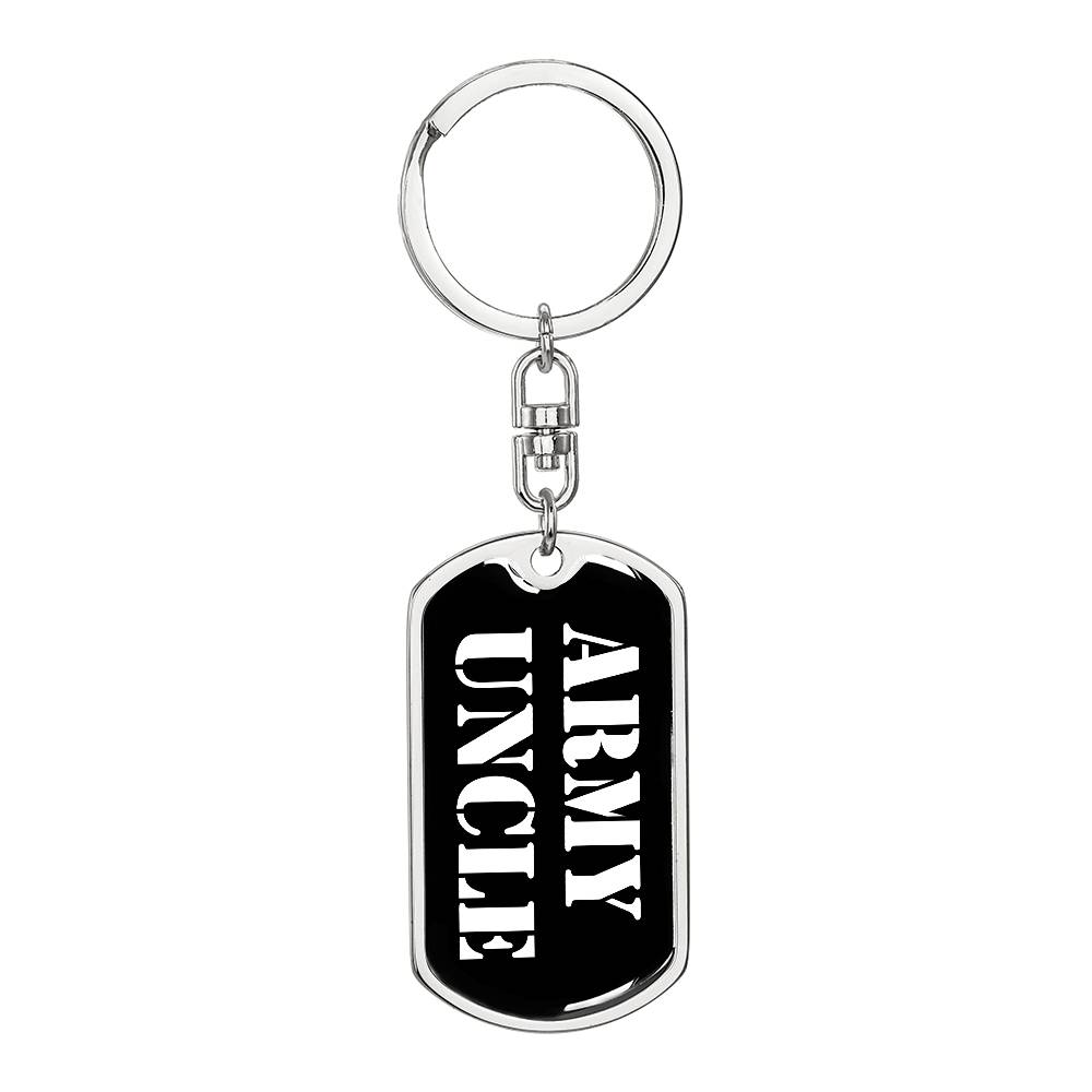 Army Uncle v3 - Luxury Dog Tag Keychain