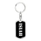 Isiah v3 - Luxury Dog Tag Keychain