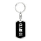 Clarice v02 - Luxury Dog Tag Keychain