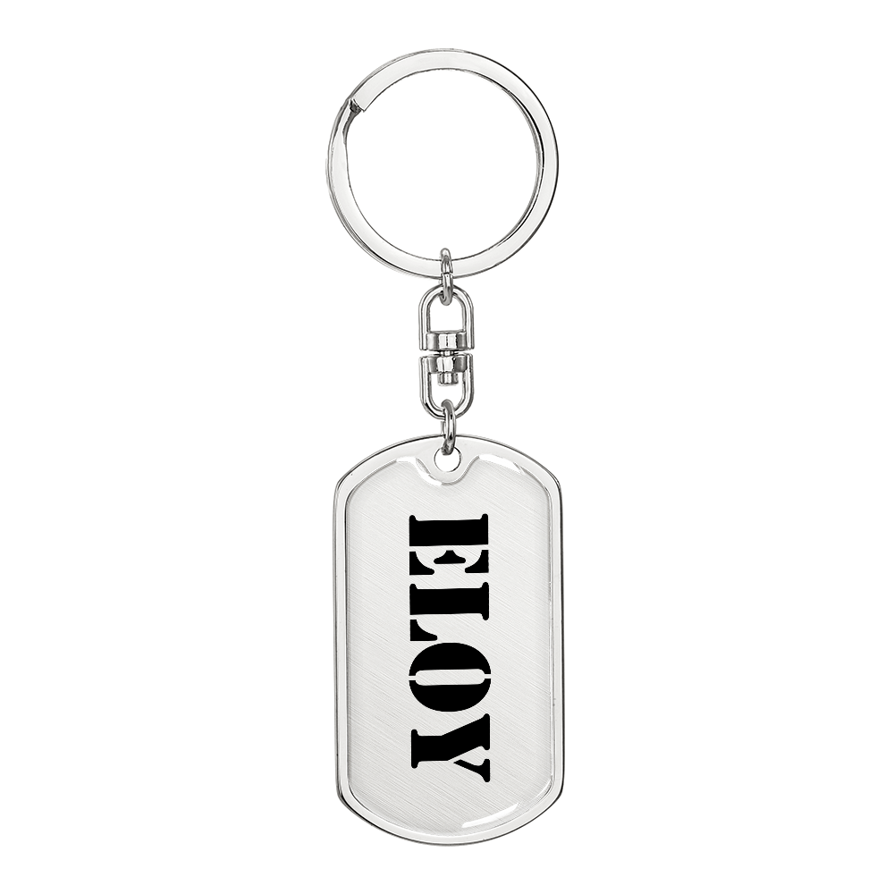 Eloy - Luxury Dog Tag Keychain