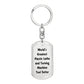 World's Greatest Plastic Lathe and Turning Machine Tool Setter - Luxury Dog Tag Keychain