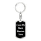 Love My Black Phantom Tetra v3 - Luxury Dog Tag Keychain