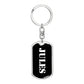 Jules v3 - Luxury Dog Tag Keychain
