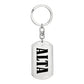 Alta v01 - Luxury Dog Tag Keychain
