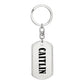 Caitlin v01 - Luxury Dog Tag Keychain