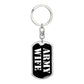 Army Wife v3 - Luxury Dog Tag Keychain