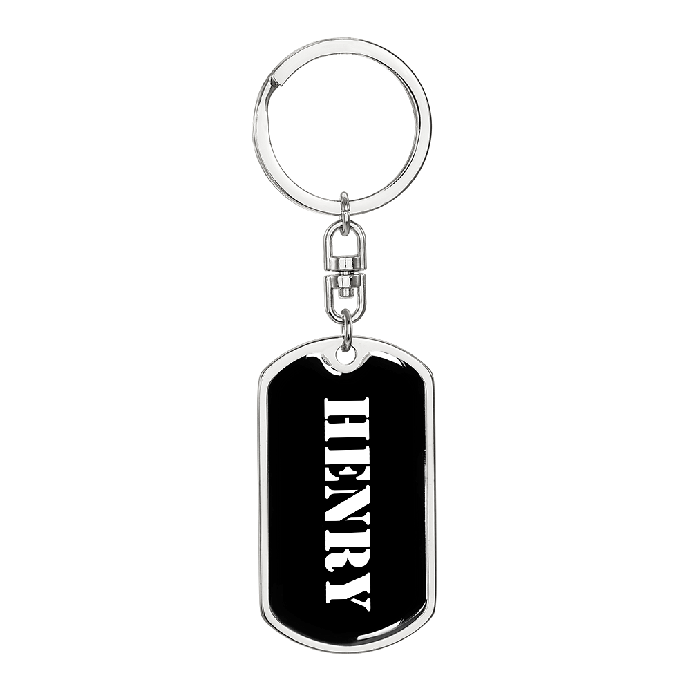 Henry v2 - Luxury Dog Tag Keychain