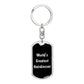 World's Greatest Hairdresser v2 - Luxury Dog Tag Keychain