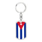 Cuban Flag - Luxury Dog Tag Keychain