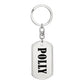 Polly v01 - Luxury Dog Tag Keychain