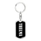 Thelma v01w - Luxury Dog Tag Keychain