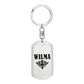 Wilma v01a - Luxury Dog Tag Keychain