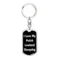 Love My Polish Lowland Sheepdog v6 - Luxury Dog Tag Keychain