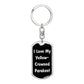 Love My Yellow-Crowned Parakeet v3 - Luxury Dog Tag Keychain