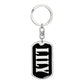 Lily v02 - Luxury Dog Tag Keychain