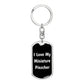 Love My Miniature Pinscher v6 - Luxury Dog Tag Keychain