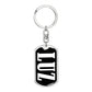 Luz v01w - Luxury Dog Tag Keychain