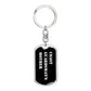 Coast Guardsman's Mother v3 - Luxury Dog Tag Keychain